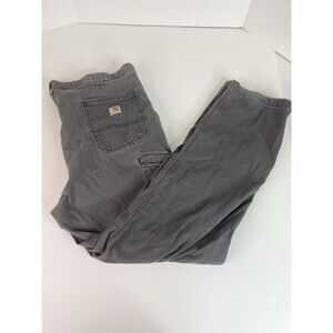 Carhartt Dark Grey Jeans, 44 X 32, Relaxed Fit Pants, Workwear